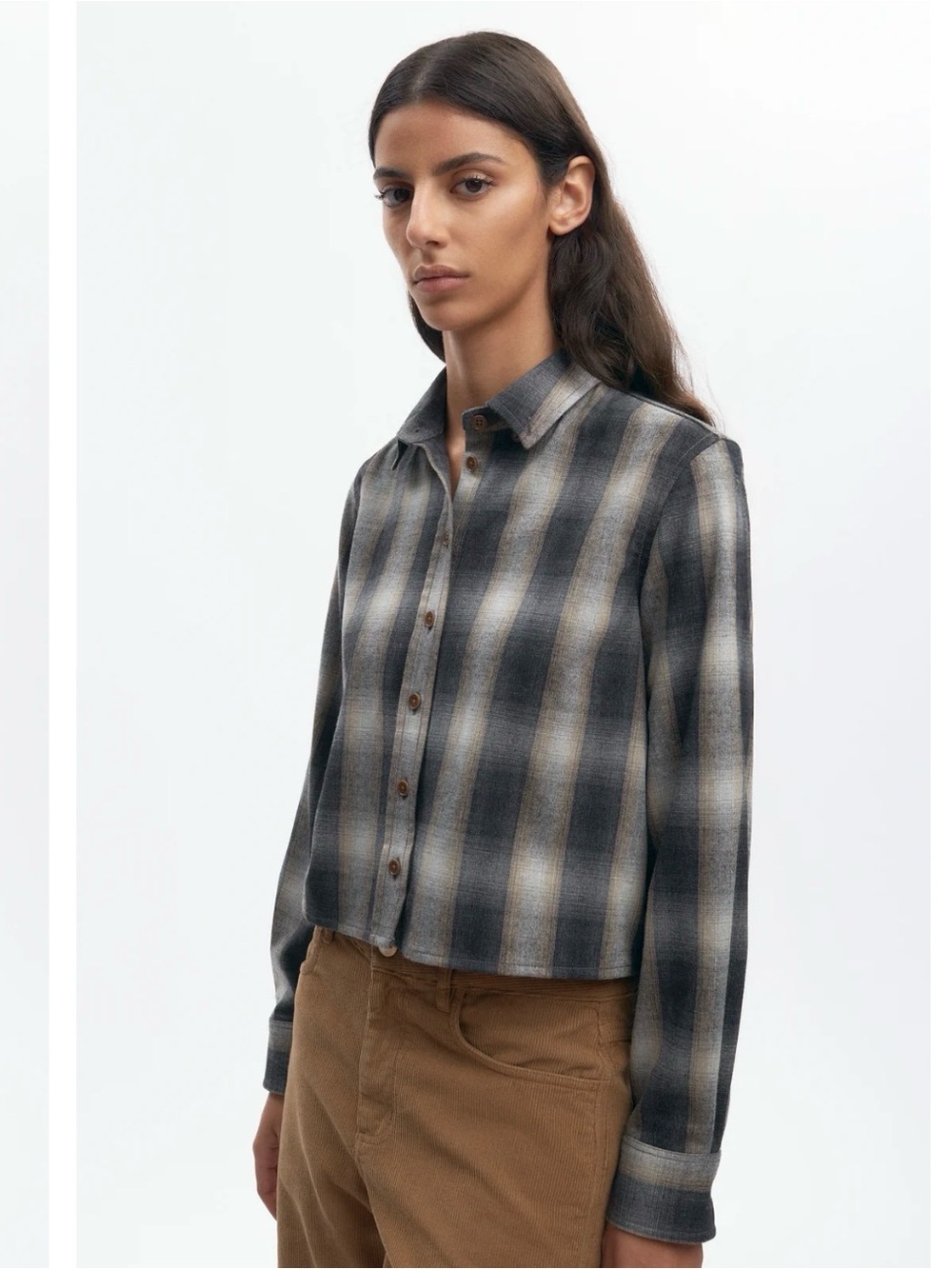 KOTN Plaid Button Up